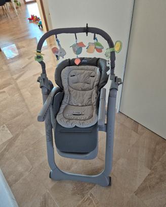 Sdraietta per neonato e seggiolone evolutivo Chicc