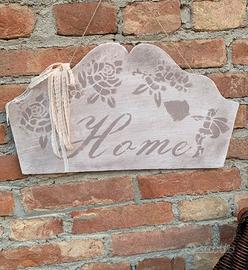 Targa fuoriporta HOME