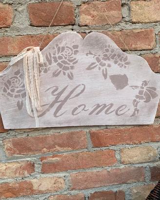 Targa fuoriporta HOME