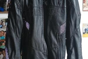 Giacca pelle moto Arlena Ness