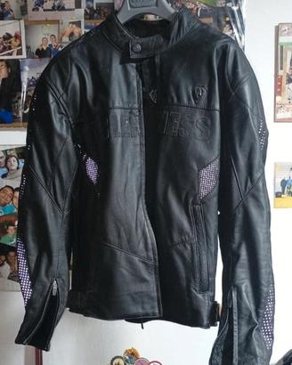 Giacca pelle moto Arlena Ness