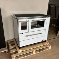 Cucina a legna Betty 4,5 New – bianca – Royal