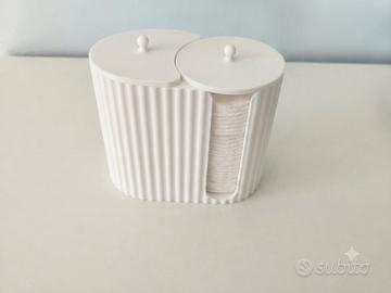 organizer dischetti struccanti e cottonfioc 