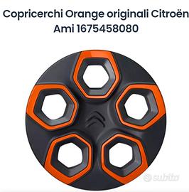 copricerchione orange originali citroen Ami