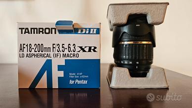 zoom Tamron 18 - 200 per Pentax 