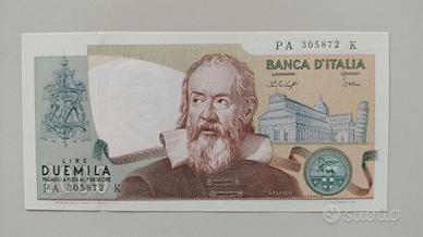 banconota 2000 lire Galilei