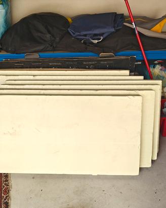 6 pannelli isolanti 120x60 mai usati 