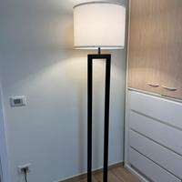 Piantana lampada da terra in ferro