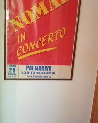  Nomadi poster anno 1996