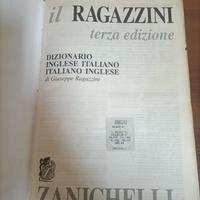 dizionario inglese il ragazzini 1996 Zanichelli 