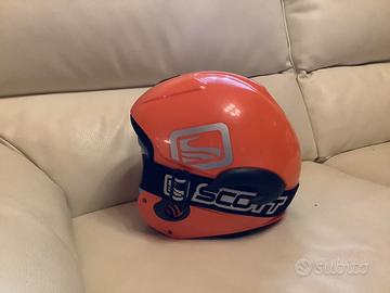 Casco e mascherina sci bimbo misura 50 cm