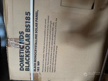 Pannello solare NDS Dometic Blacksolar BS185 185W