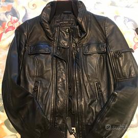 Bomber pelle nero zara