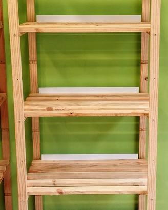 Scaffale in legno 5 ripiani