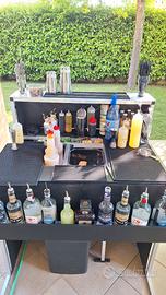 Banco bar cocktail trasportabile