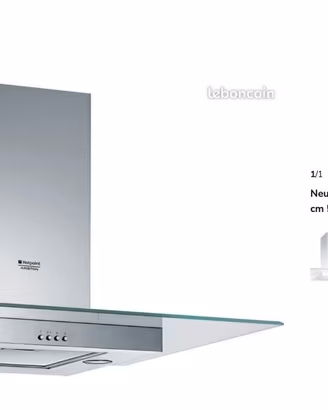 Cappa aspirante per isola HOTPOINT – 90 cm – Grigi
