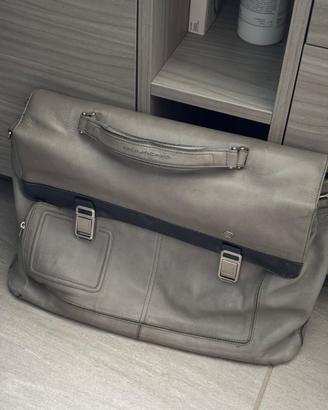 Borsa ventiquattrore Piquadro originale in pelle