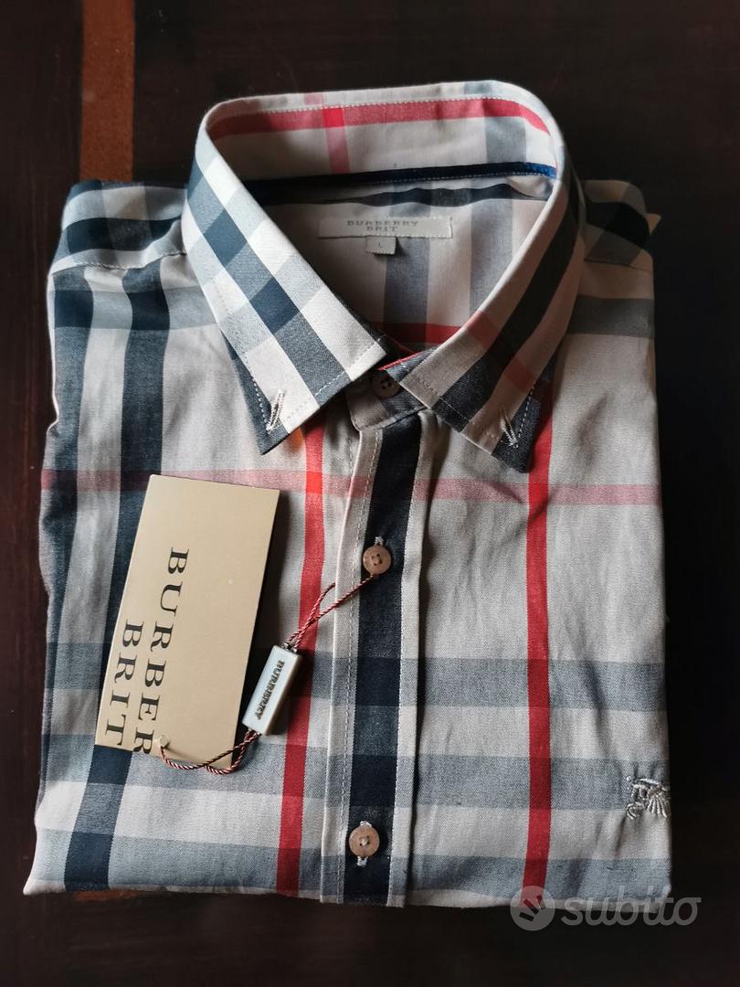 Camicia burberry uomo clearance nera