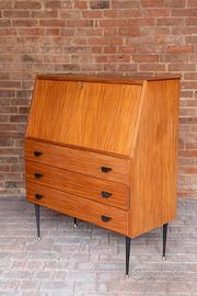 Mobile ribaltina - scrittoio in teak anni ‘50