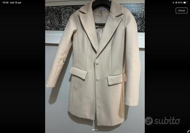 Cappotto color panna