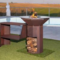 Barbecue Octagon, design italiano