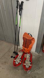 Kit Ciaspole TSL Evasion D61 + Bastoncini Quechua 