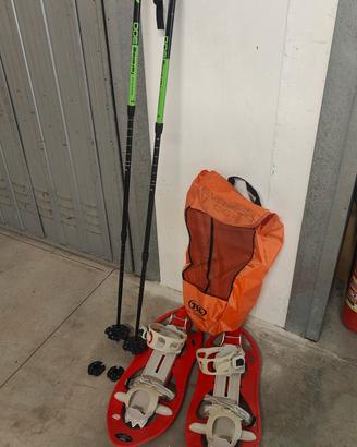 Kit Ciaspole TSL Evasion D61 + Bastoncini Quechua 
