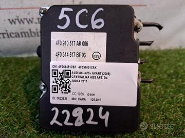 ABS AUDI A6 Avant Serie C6 (4F5) 4F0614517BF 4F091