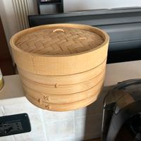Vaporiera Bambu piatti orientali nuova