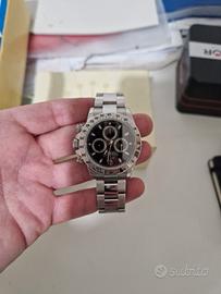 orologio rolex daytona quadrante nero mai usato 