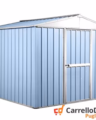 Box porta attrezzi lamiera 276x260 azzurro