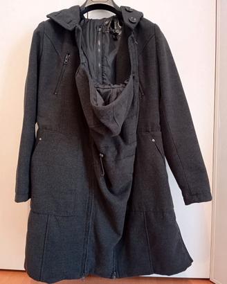 Cappotto Premaman con inserto babywearing