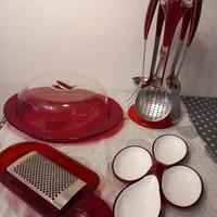 Set Tavola Guzzini Rosso 