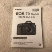 Canon 7d mark II manuale rapido