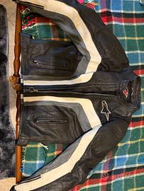 Giacca Moto Alpinestars in Pelle  taglia 56
