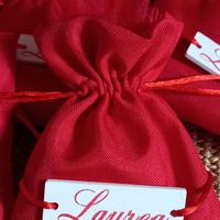 bomboniera Laurea rosso