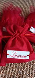 bomboniera Laurea rosso