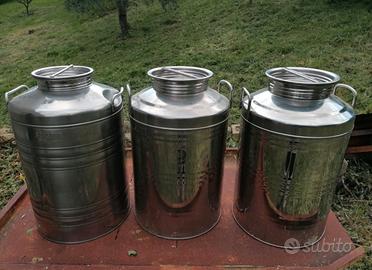 Bidone acciaio 50 lt