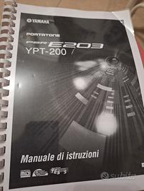 Manuale in italiano  tastiera yamaha PSR  E 203 