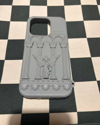 Cover con angelo in 3D per iphone 13,14 e 15 pro