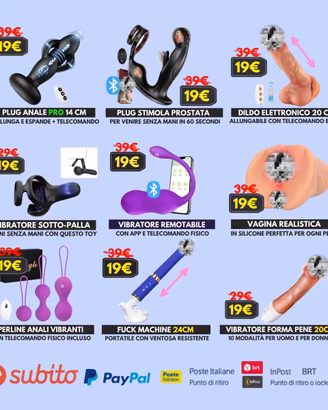 Lotto massaggiatori vibratori dildo uomo donna