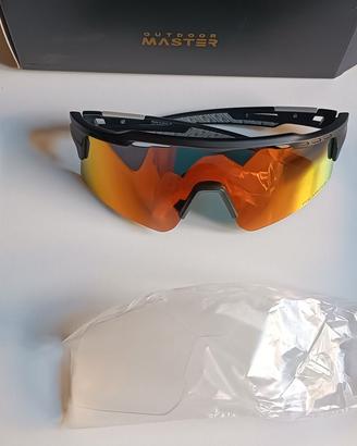 Occhiali Ciclismo OutdoorMaster - Nuovi con Lenti