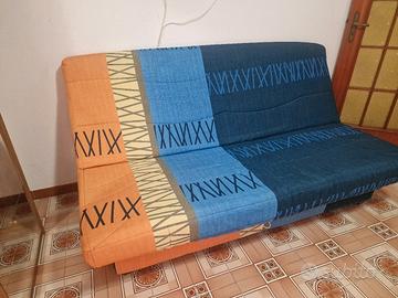 divano letto 1 piazza e mezzo, con contenitore