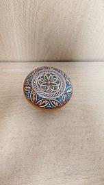 Ceramica siciliana dipinta a mano ø7cm