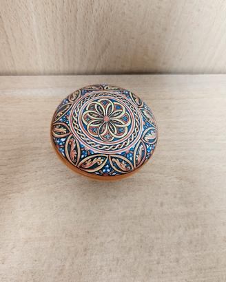 Ceramica siciliana dipinta a mano ø7cm
