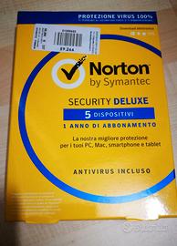 Norton Security Deluxe 5 dispositivi box sigillato