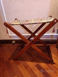Cavalletto porta vassoio pieghevole d'epoca