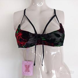Fenty Savage > reggiseno bralette con motivo rose