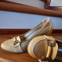 Décolleté Bata in Vernice Beige – Nr 36