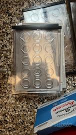 Nr 5 Porta monete trasparenti in plastica